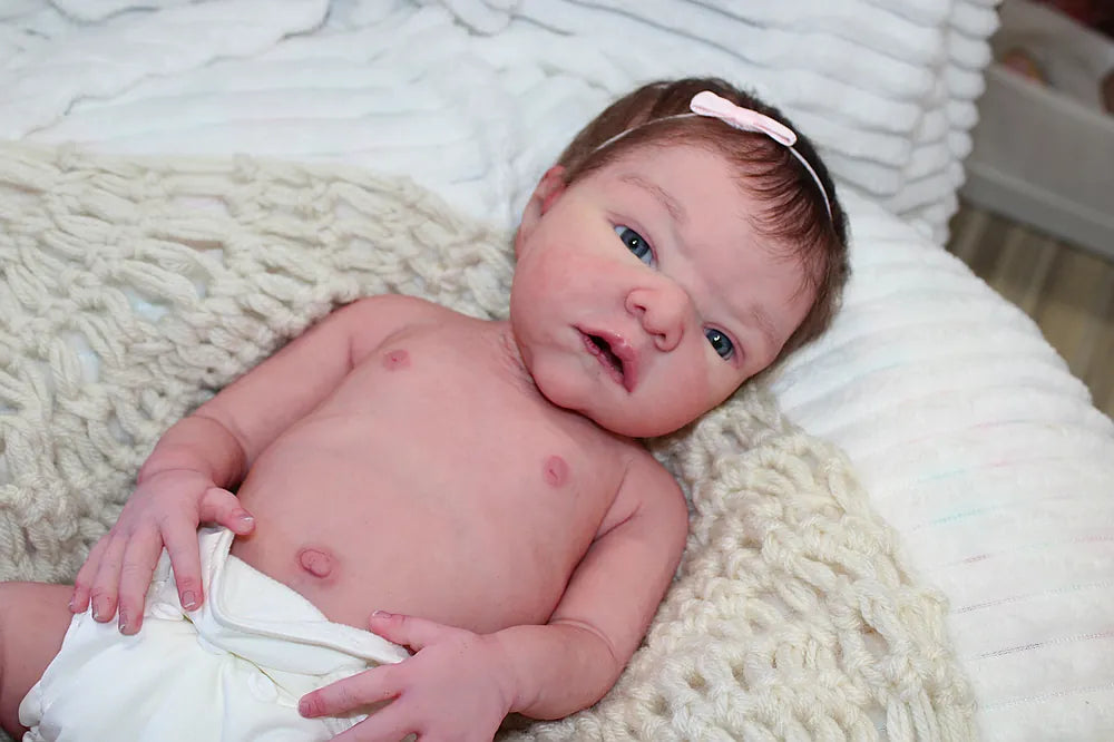 Muñeca Reborn Ana Niña 48 cm / 2.860 kg + Pack Premium