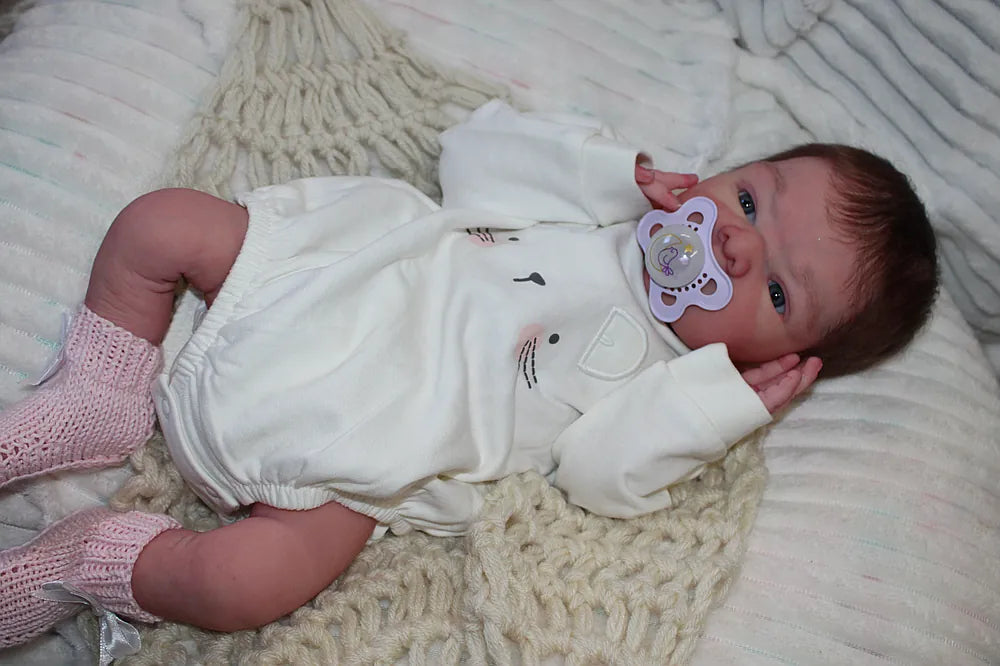 Muñeca Reborn Ana Niña 48 cm / 2.860 kg + Pack Premium