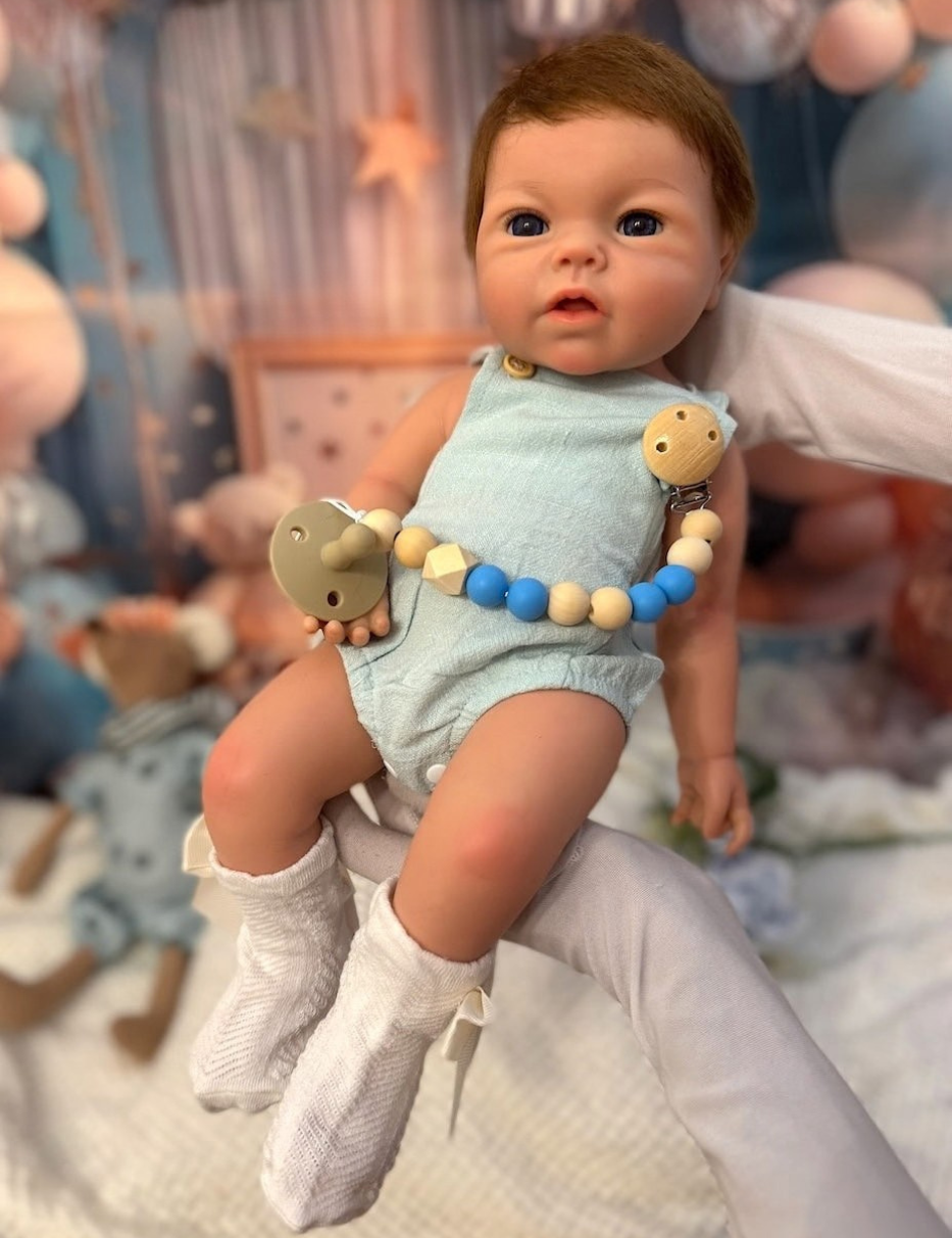 Ranita azul cielo - Para bebés reborn de 44 a 52 cm