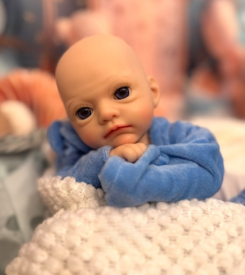 Juguete Reborn Silicona Ariel Niño Hiperrealista 33cm/1.2kg + Pack Premium