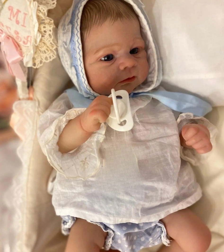 Bebe Reborn Muñeco Joel Despierto Pantalla Corporal Ojos Abiertos + Pack Premium