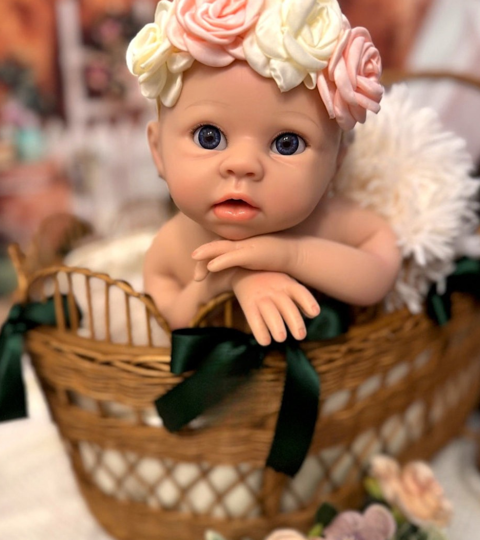 Milú Niña Reborn Muñeca Silicona 52cm / 4kg