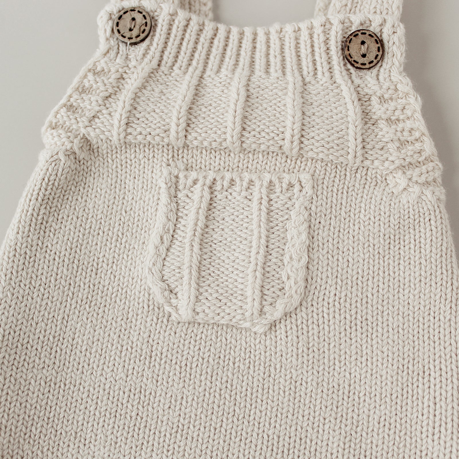 Portabebés Punto beige - Para bebés reborn de 44 a 52 cm