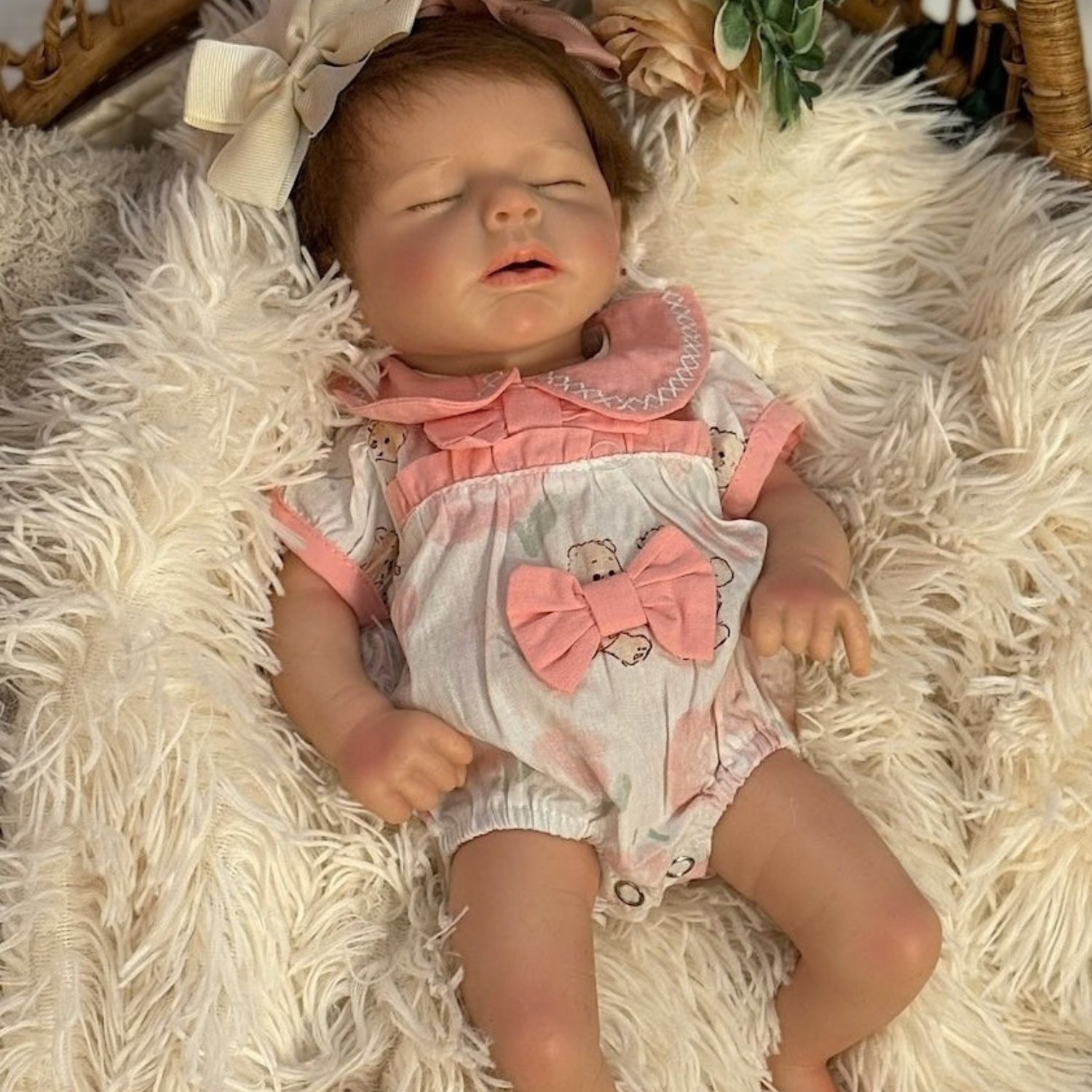 Muñeca Reborn Silicona Pelo Alma Niña 37cm / 1.6kg  + Pack Premium