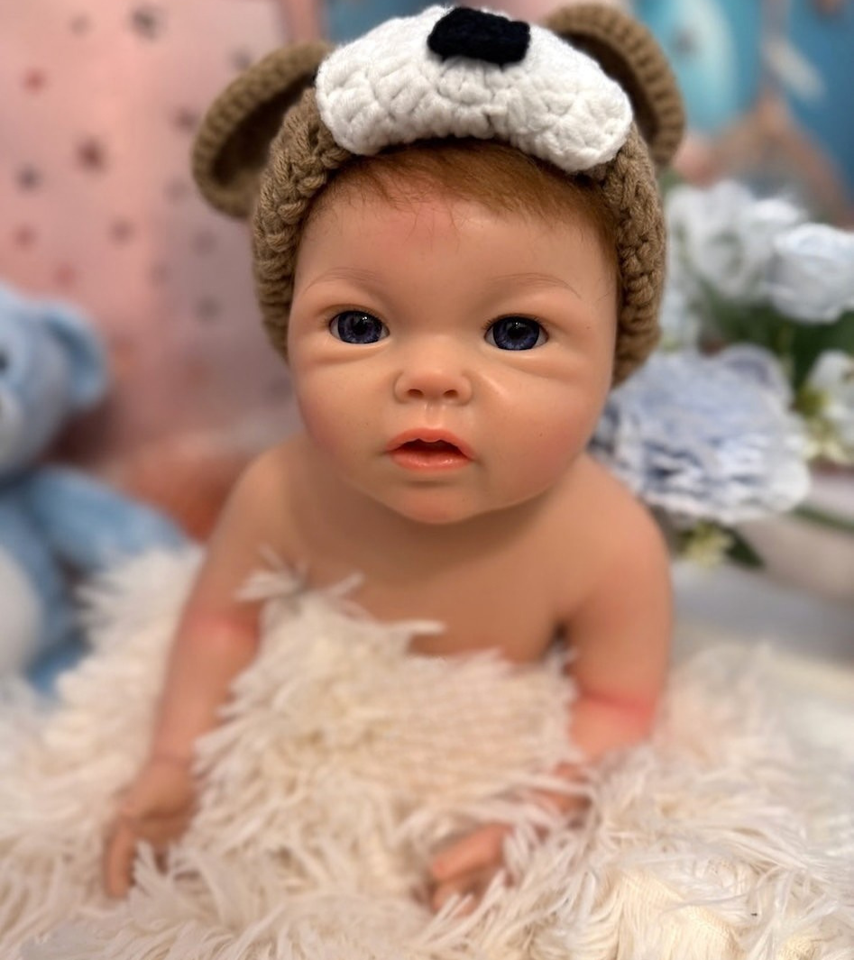 Muñeca reborn silicona de Leslie Niño 47cm / 2.8kg