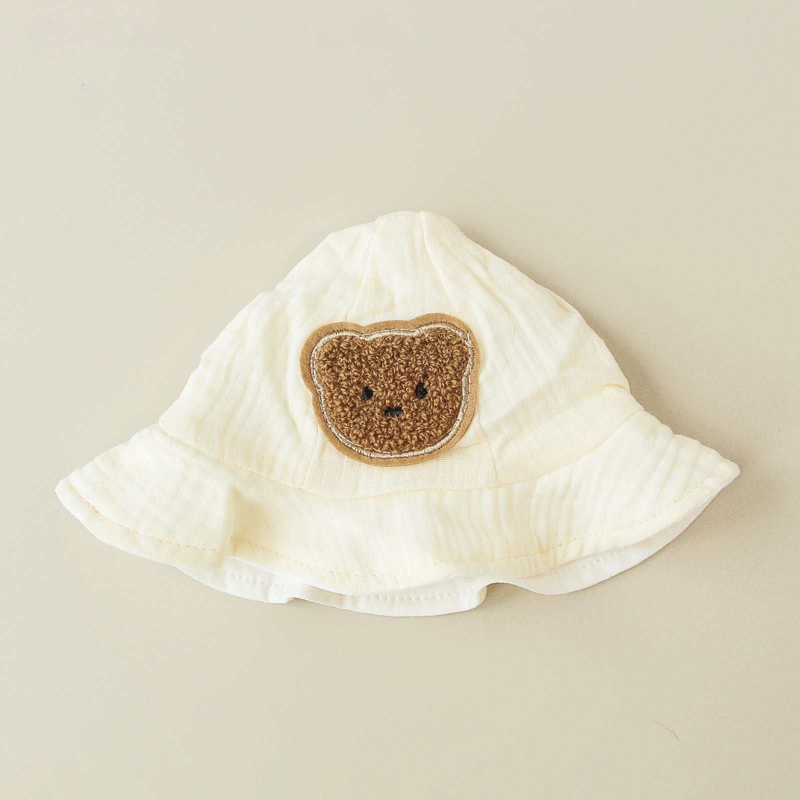 Conjunto de mascota y gorro de lino con orejas - Para bebés reborn de 44 a 52 cm 