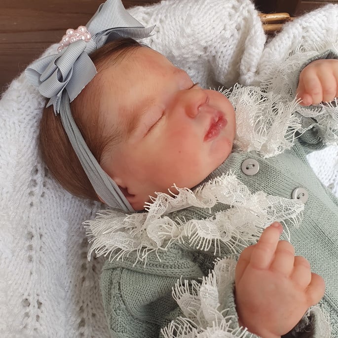 Reborn Muñecas Gemelas Ely y Oli Ninãs | 56cm | 2.300 kilogramos 